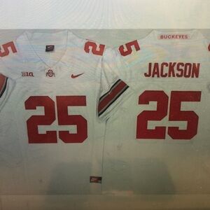 🤗Bo Jackson 25 Stitched White Jersey Vapor🤭